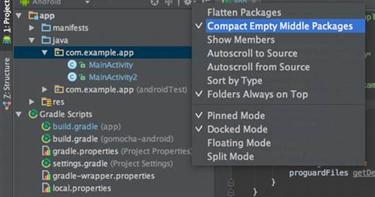 Rename Package in Android Studio