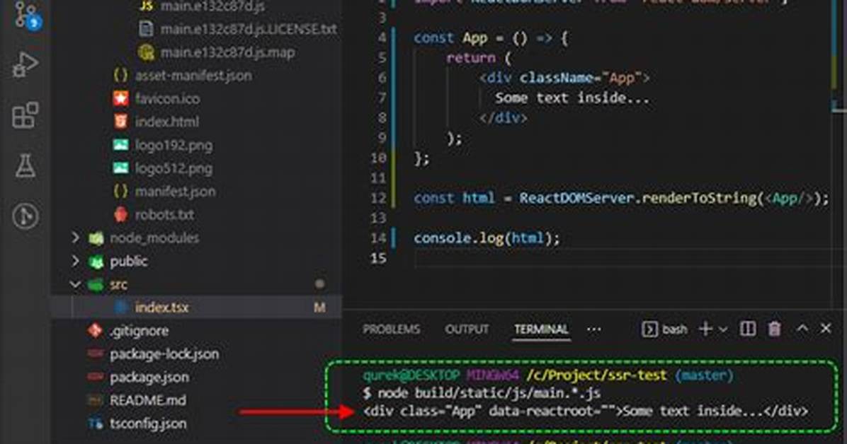 Rendering a String as React Component