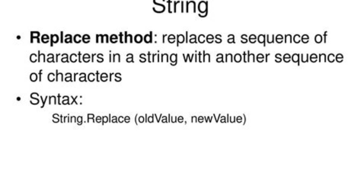 Replacing Some Characters in a String with Another Character