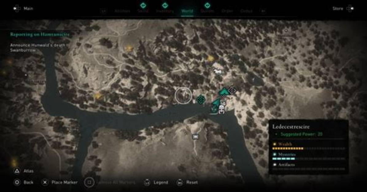 Reporting on Hamtunscire, Assassin's Creed Valhalla Quest