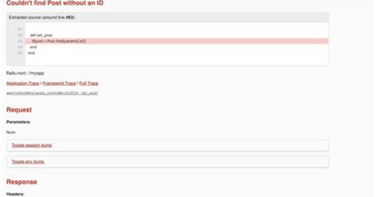 Rescue from Activerecord: :Recordnotfound in Rails