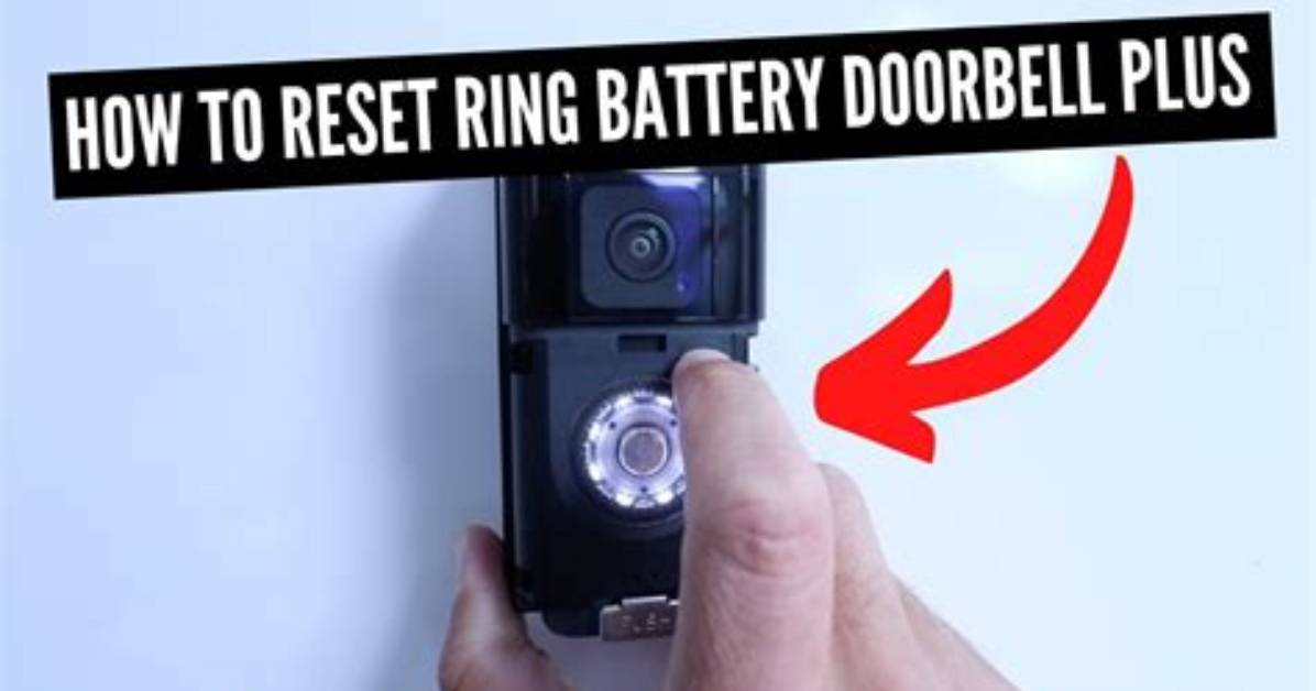 Reset Ring Doorbell