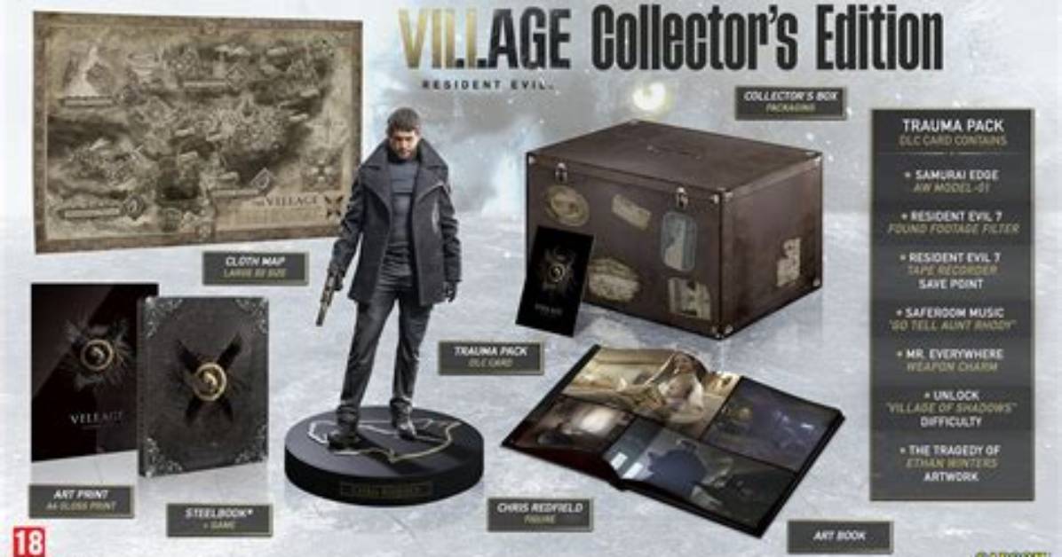 Resident Evil Village Collector's Edition Contains a Chris Redfield Figure