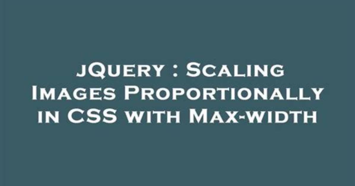 Resize Image Proportionally with Css? [Duplicate]