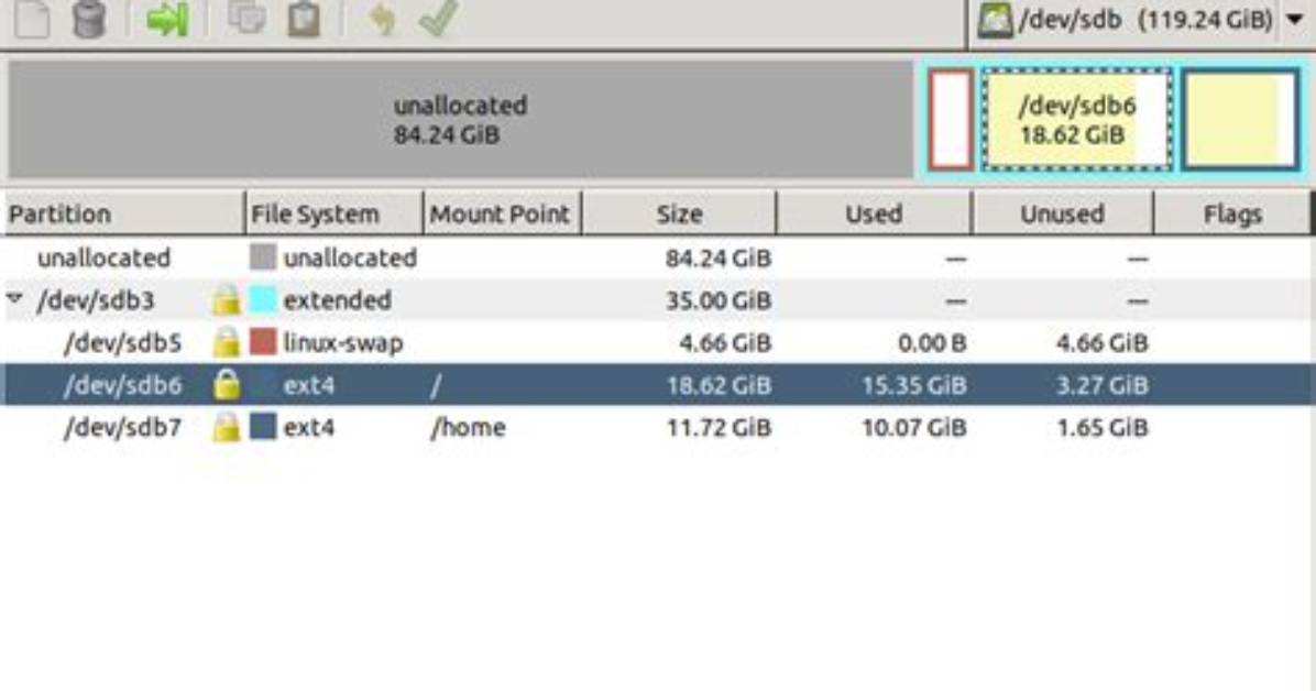 Resizing/Extending Ubuntu Partition, Gparted Error Fix 'Ntfs' & Missing File(S) Located