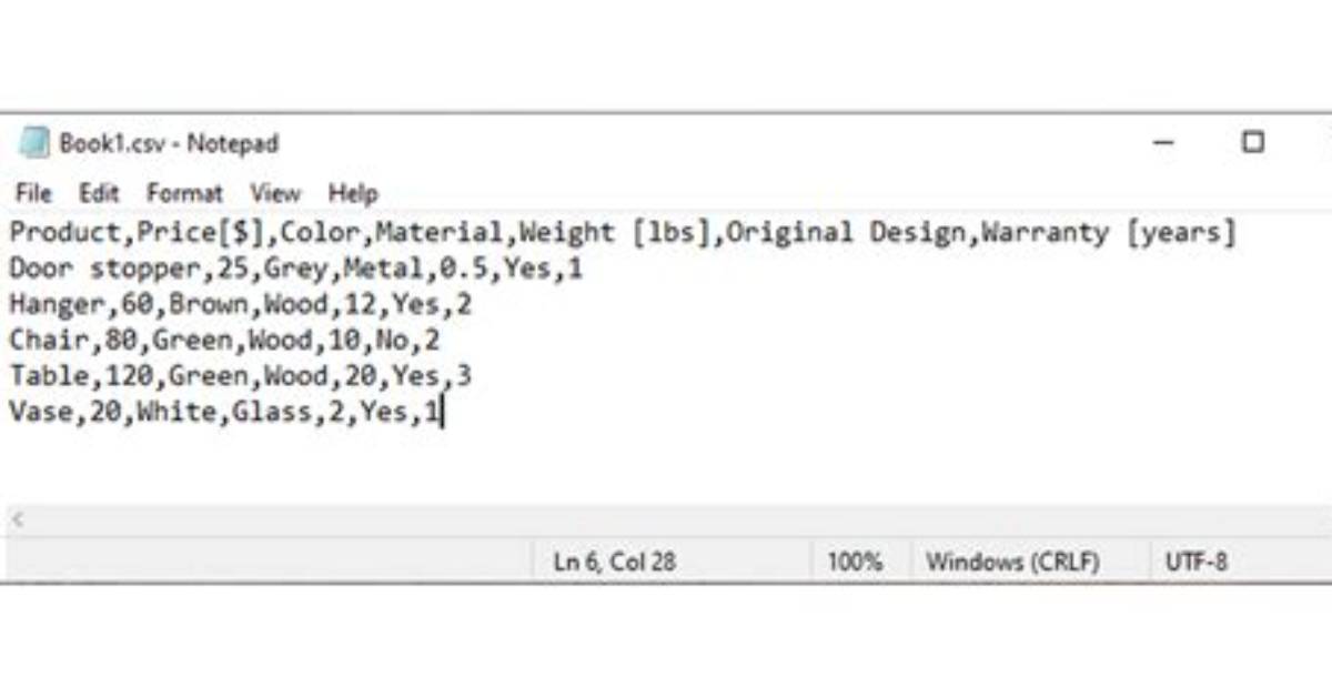Response Content Type as Csv