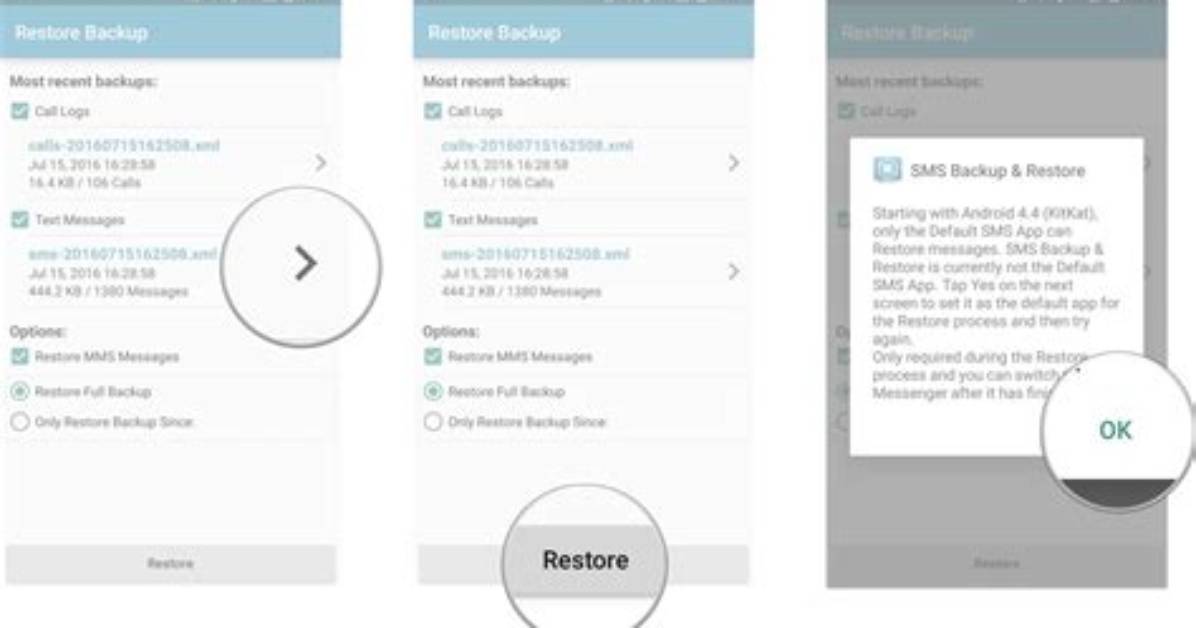 Restore from Backup | Android Central