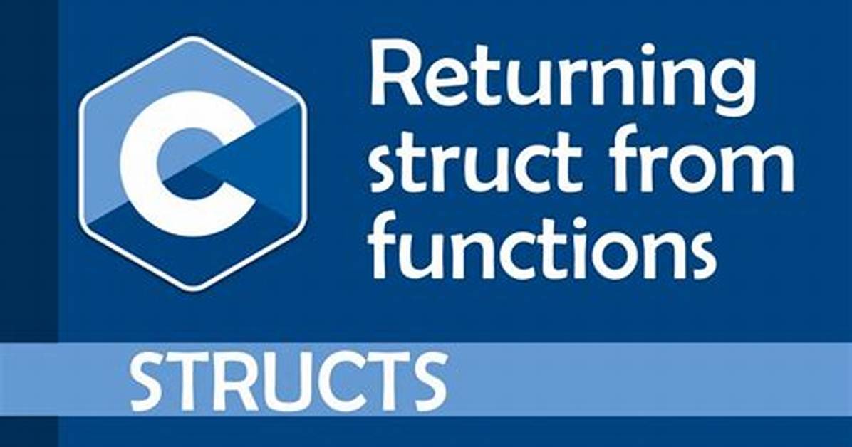 Return a `Struct` from a Function in C