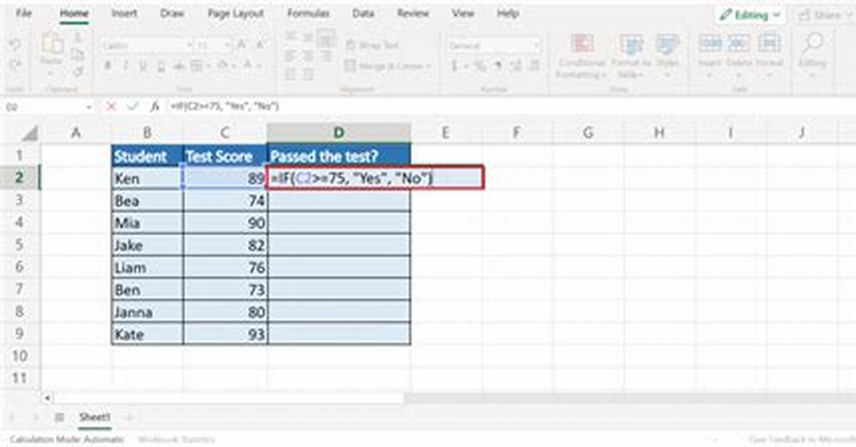 Return Yes or No Based on Cell Data from Another Sheet