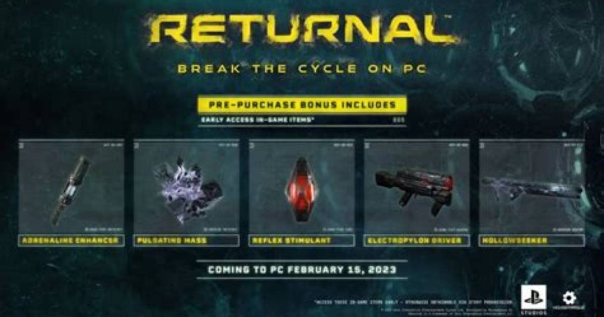 Returnal Pre-Order Bonus Includes Two Black Suits, According to Amazon