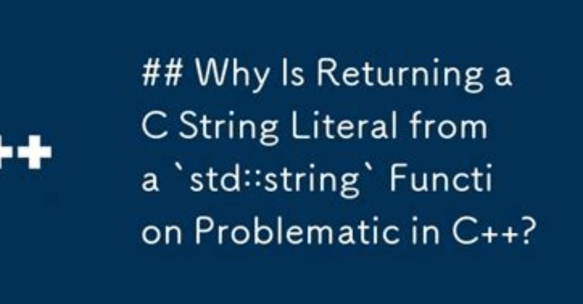 Returning String from C Function