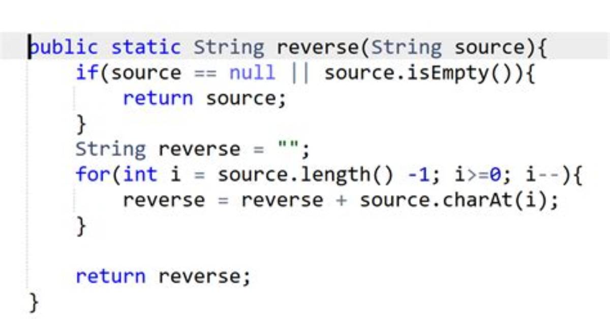 Reverse a String in Java