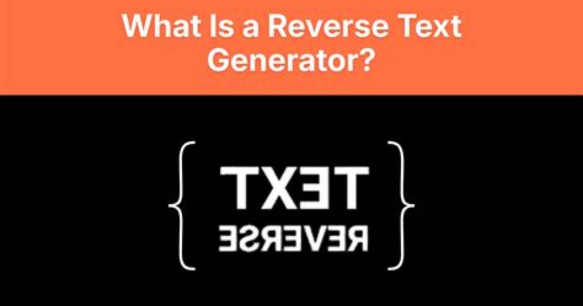 Reverse Text - How to Discuss