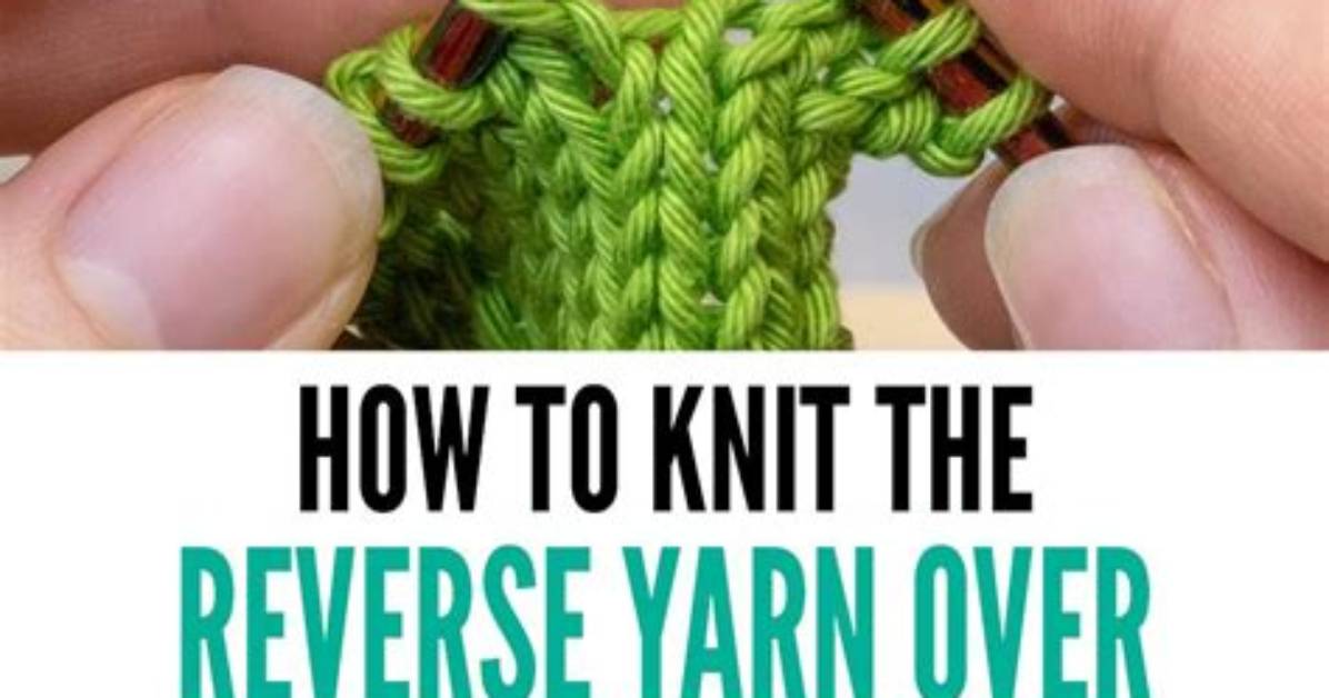 Reverse Yarn Over