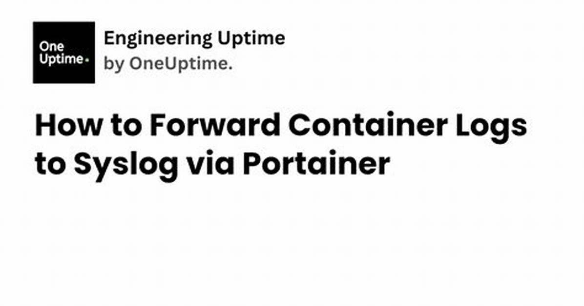 Rewriting Logs Received via Syslog from Another Machine