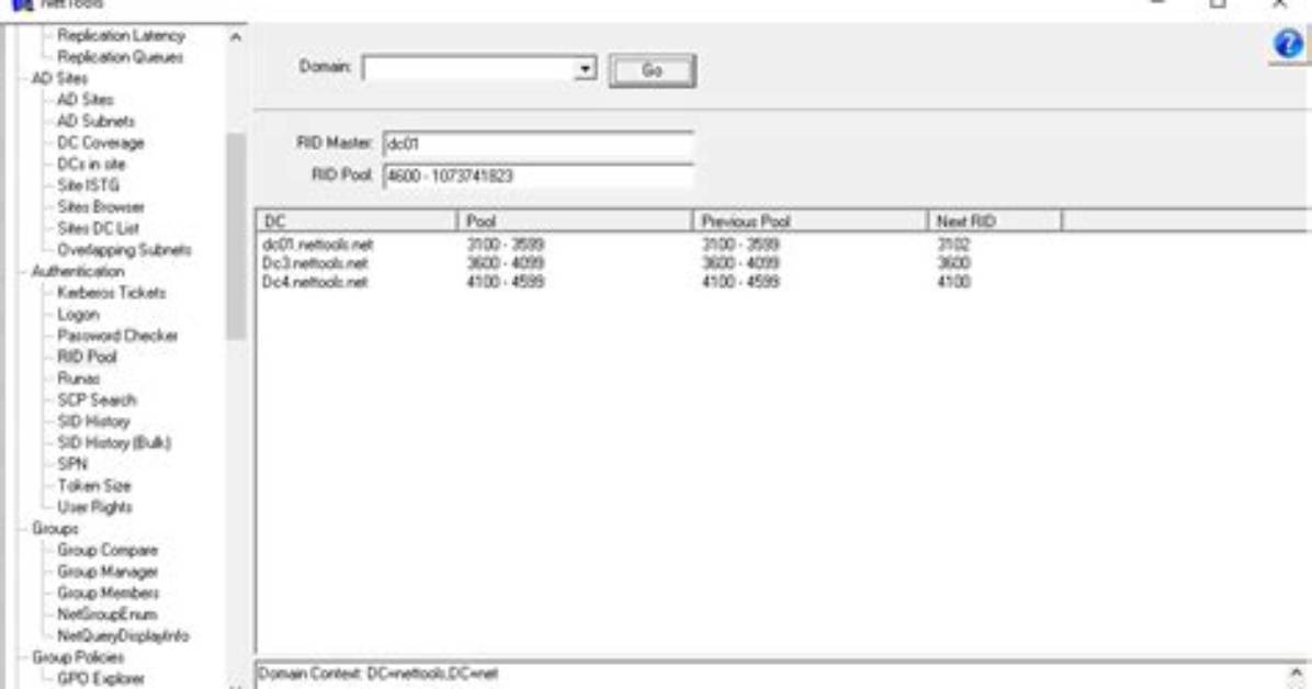 Rid Pool Allocation (Adsmridpoolallocation) - Documentation for Bmc Patrol for Microsoft Windows Servers 5.1