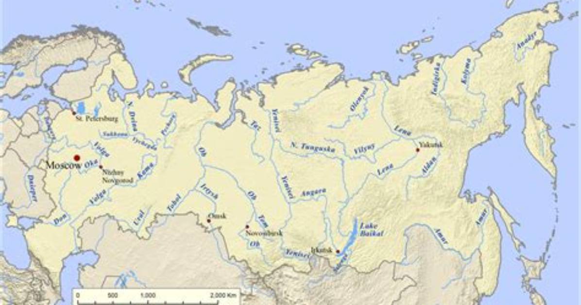 Rivers in Russia Quiz