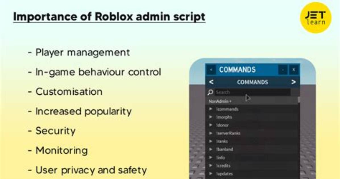 Roblox Admin Command Script