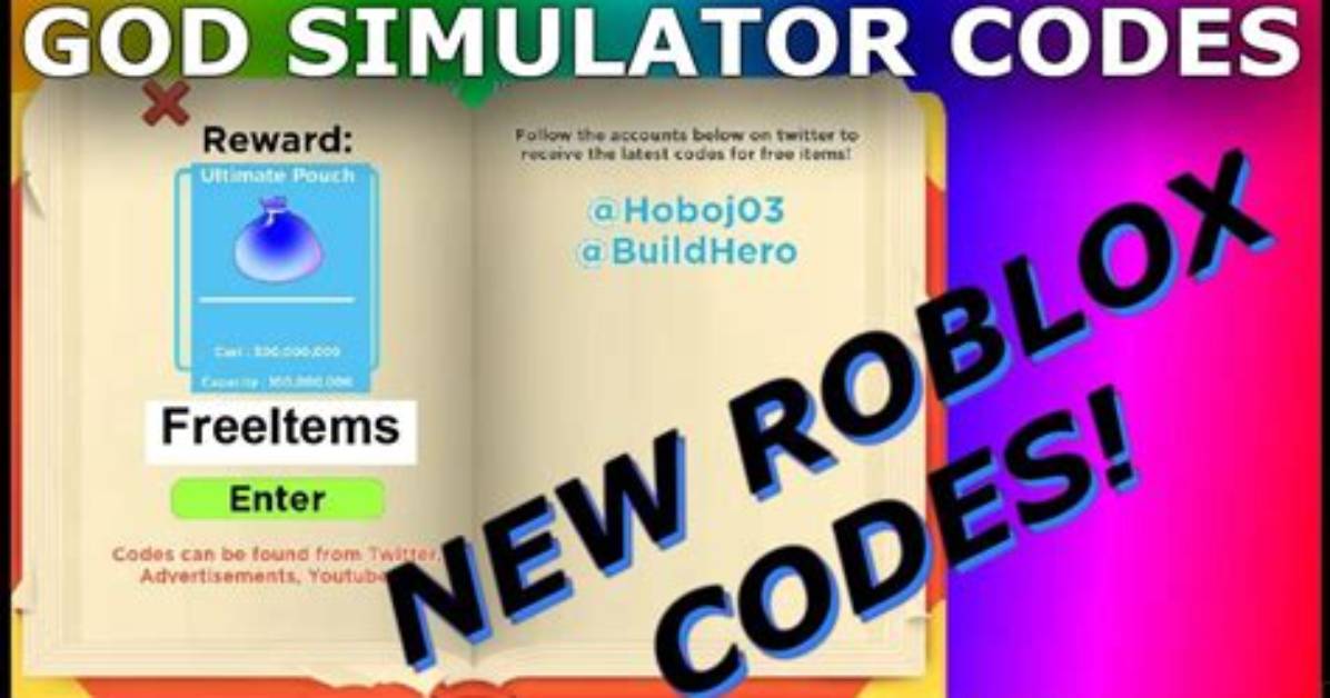 Roblox – God Simulator 2 Codes
