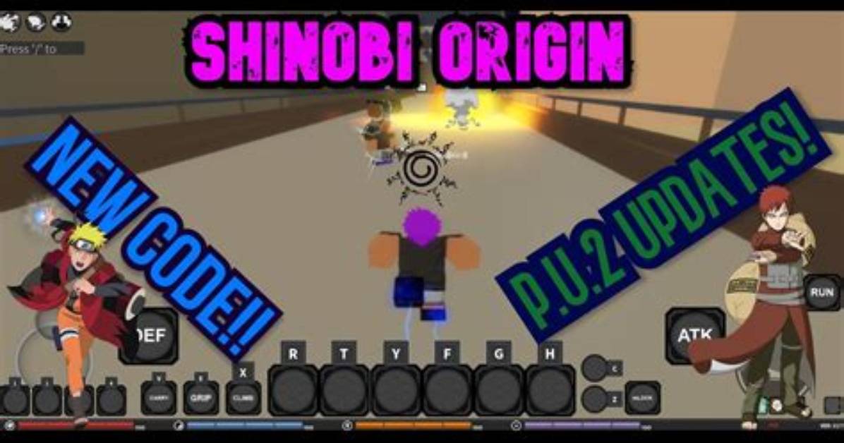 Roblox – Naruto Rpg Shinobi Origin Codes