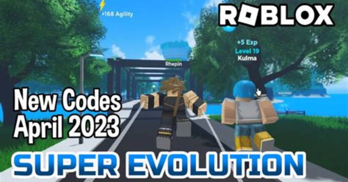 Roblox Super Evolution Codes for March/April 2021
