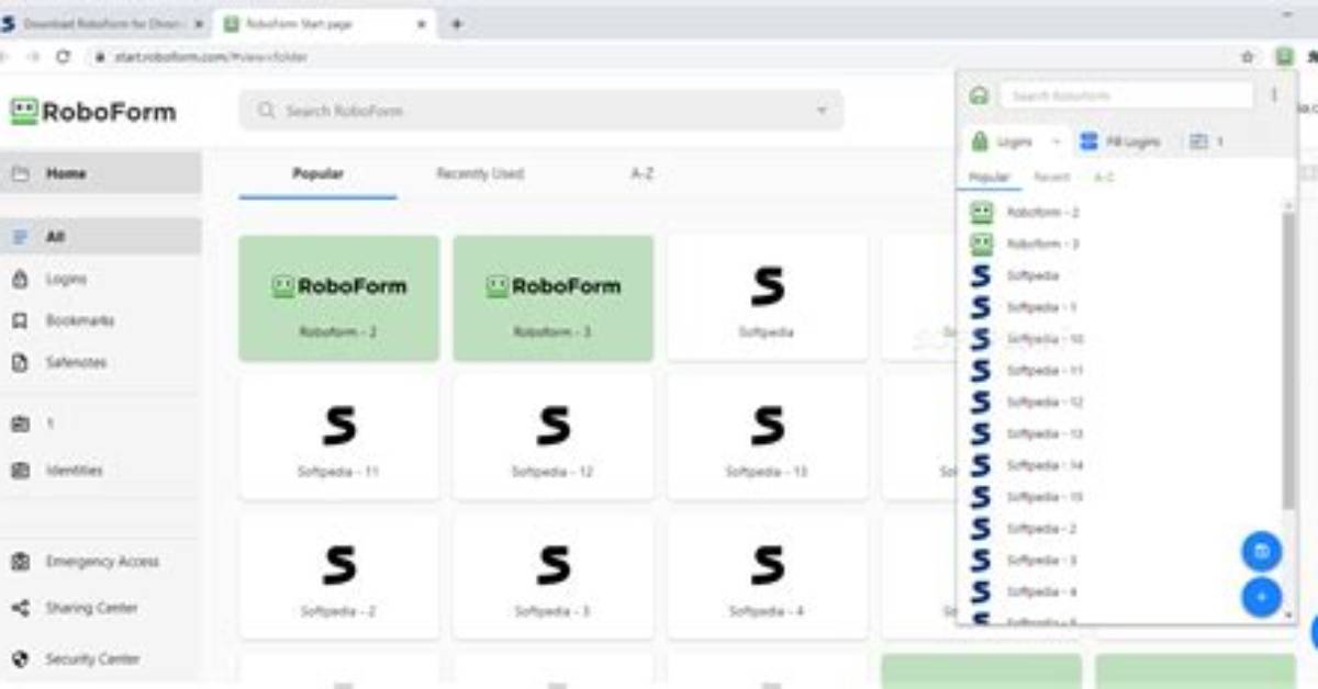 Roboform Toolbar for Chrome
