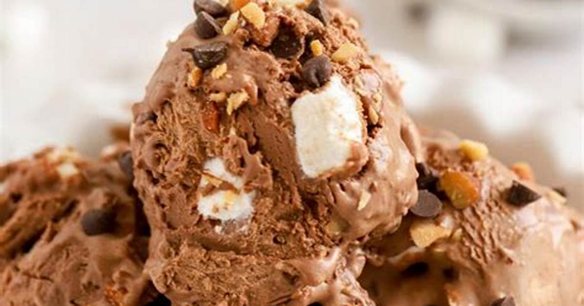 Rocky Road Ice Cream (Fully Loaded & So Easy)