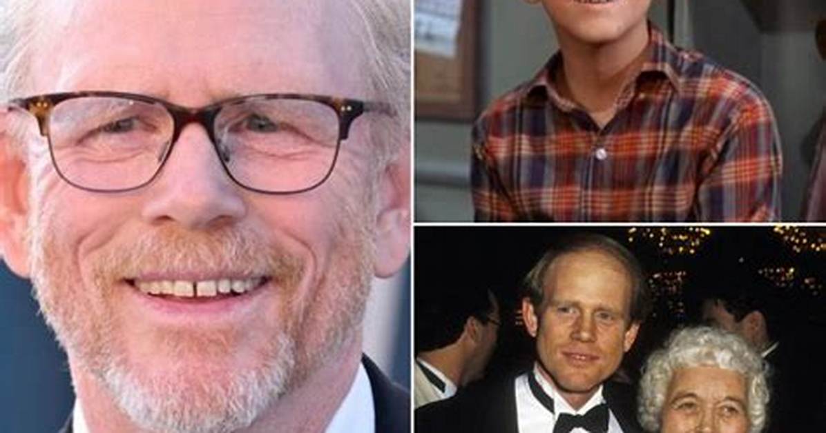 Ron Howard Wept When His Mother Was Cast in a Role Year's After She Had Given up Career Because of Her Kids
