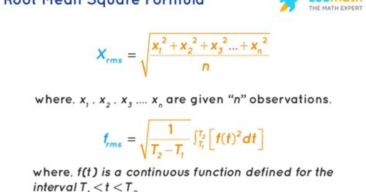 Root Mean Square of a Function in Python