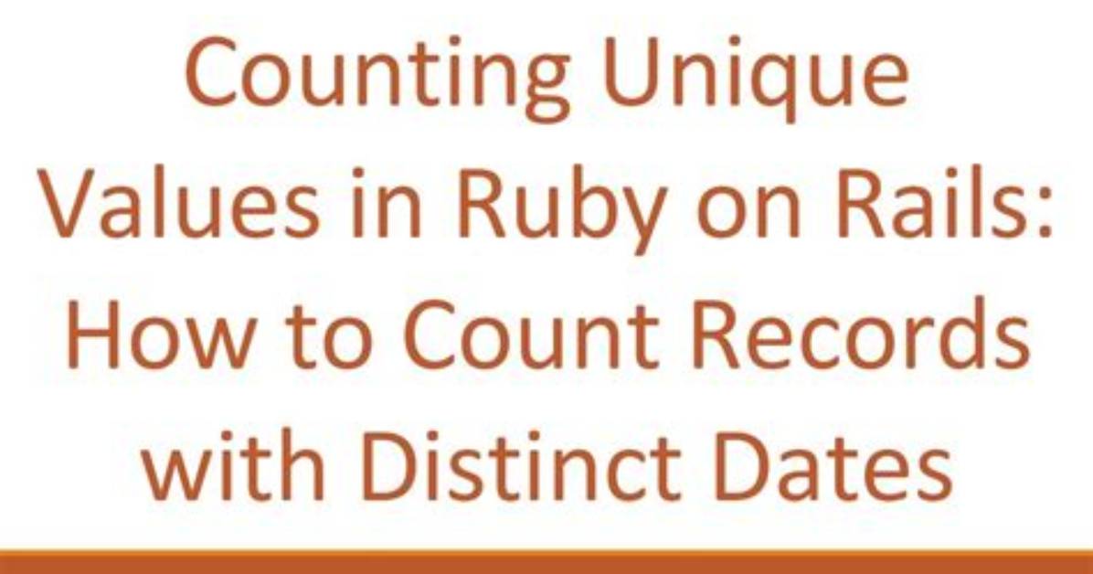 Ruby-on-Rails: Selecting Distinct Values from the Model