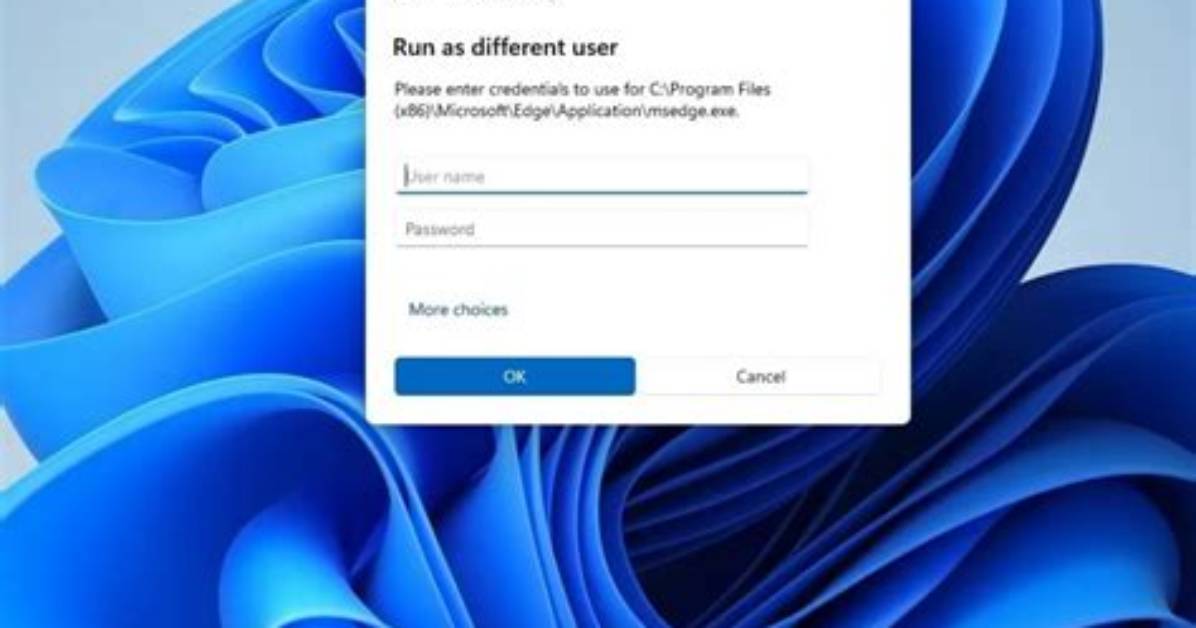 Run as a Different User on a Shortcut