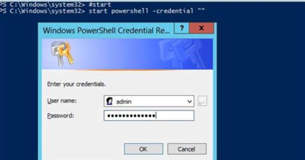 Running Powershell as Another User, and Launching a Script