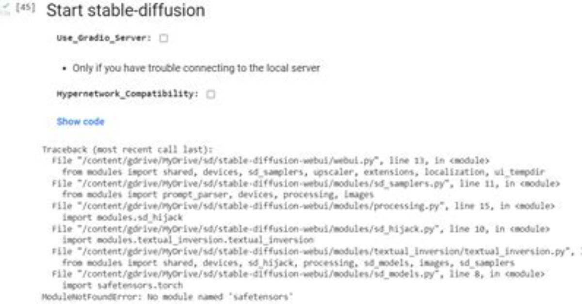 Running Stable Diffusion Gives No Module Named 'Ldm. Util' Error