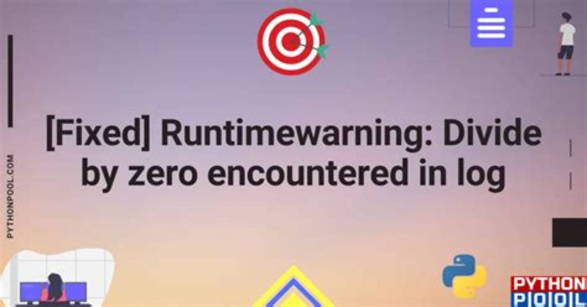 Runtimewarning: Divide by Zero Encountered in Log