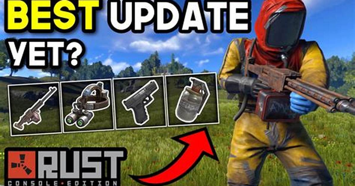 Rust: Console Edition Update 1.04 Today (August 3)
