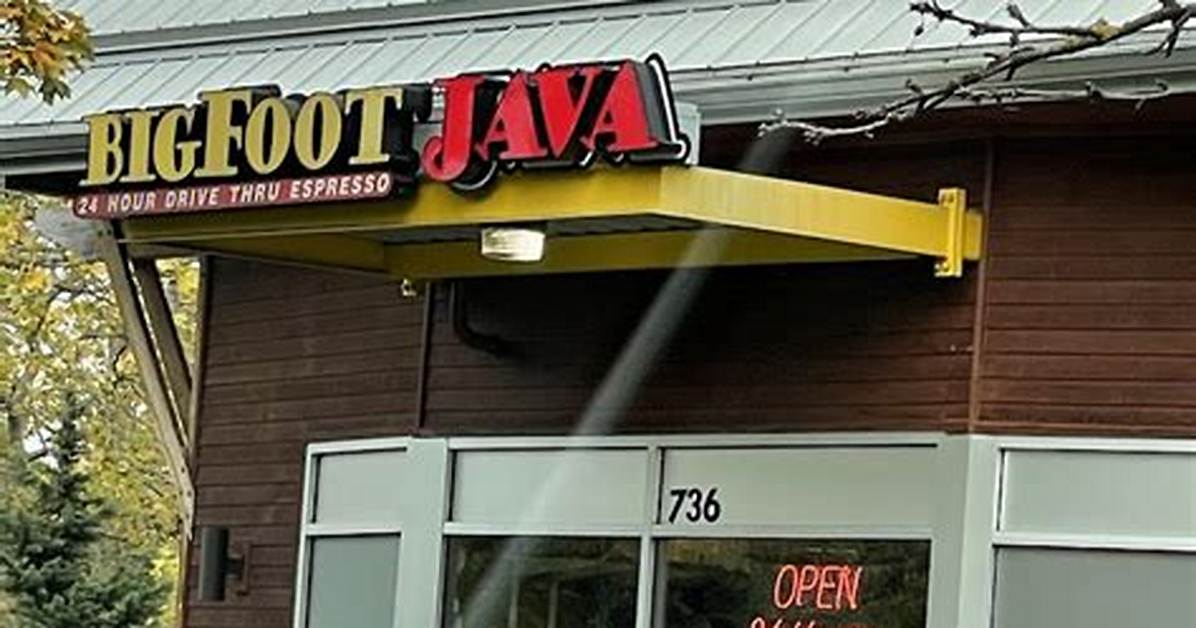 S Bigfoot Java Only in Washington? Check It out – Bigfoot Java Red Bull Drinks
