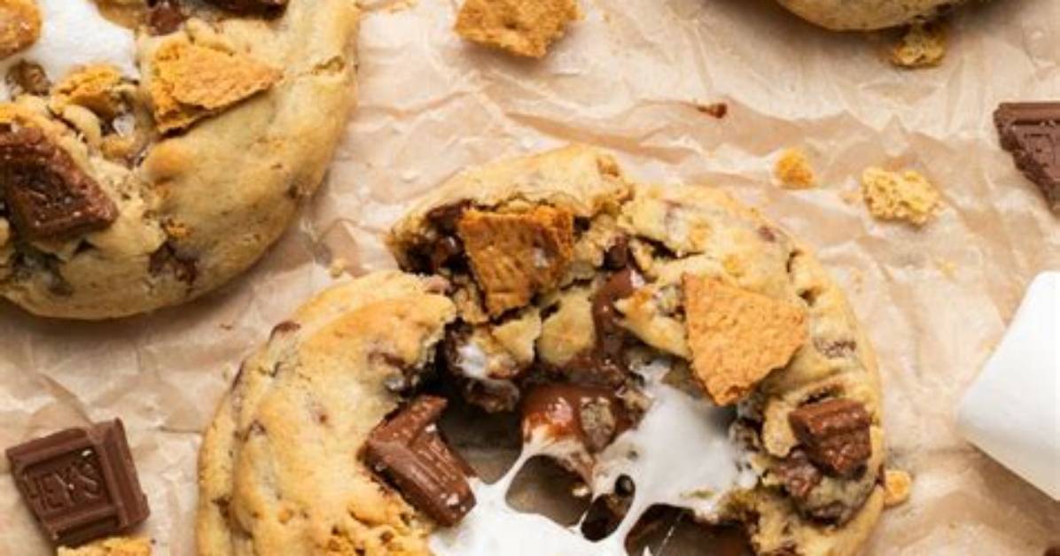 S'mores Cookies - Celebrating Sweets