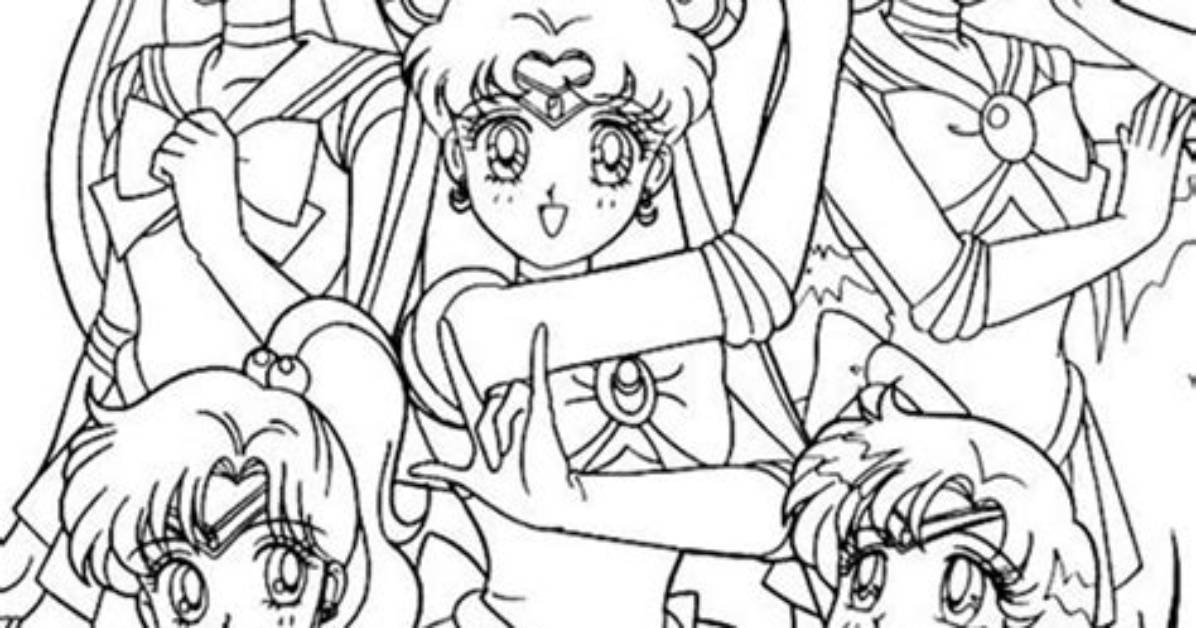 Sailor Moon Characters — Printable Worksheet