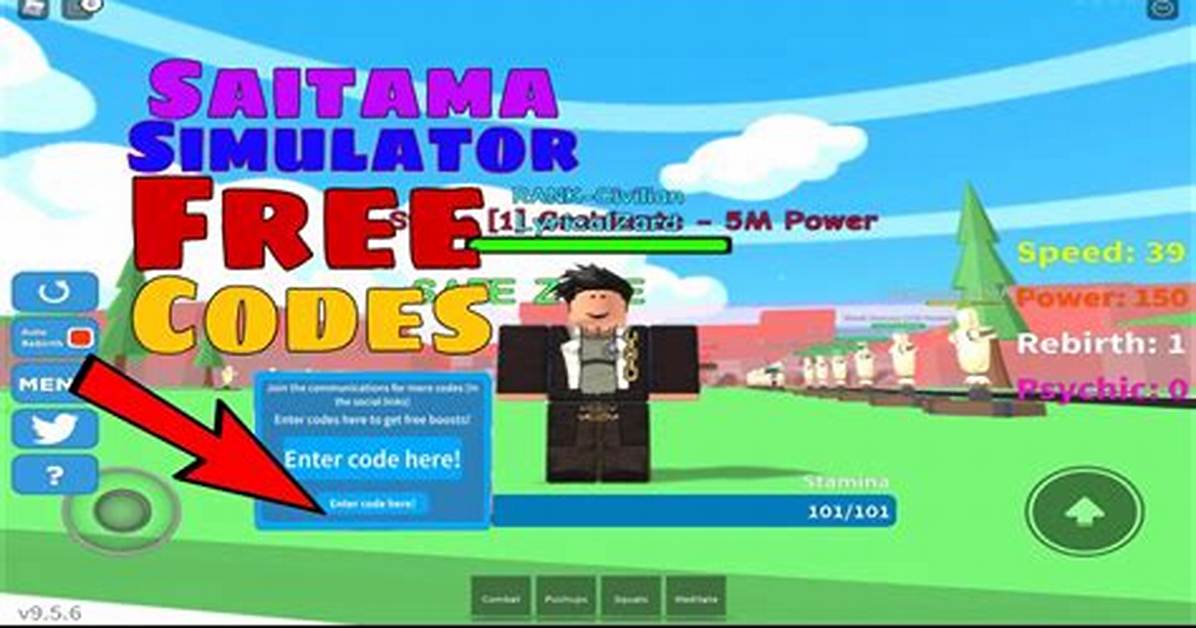 Saitama Simulator Codes (June 2022)