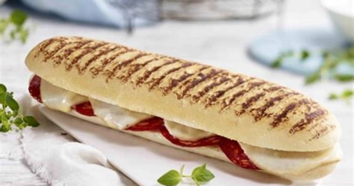 Salami and Cheese Panini