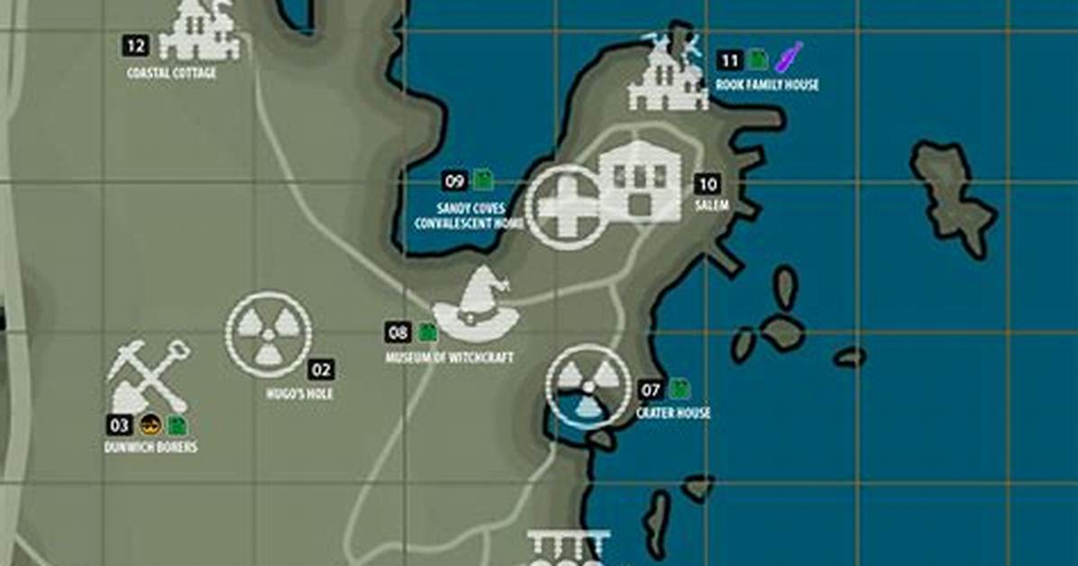 Salem Region Map Fallout 4