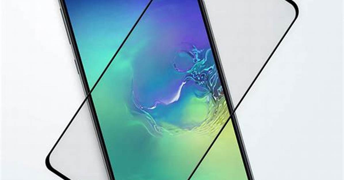 Samsung Galaxy S10E Screen Protector Question