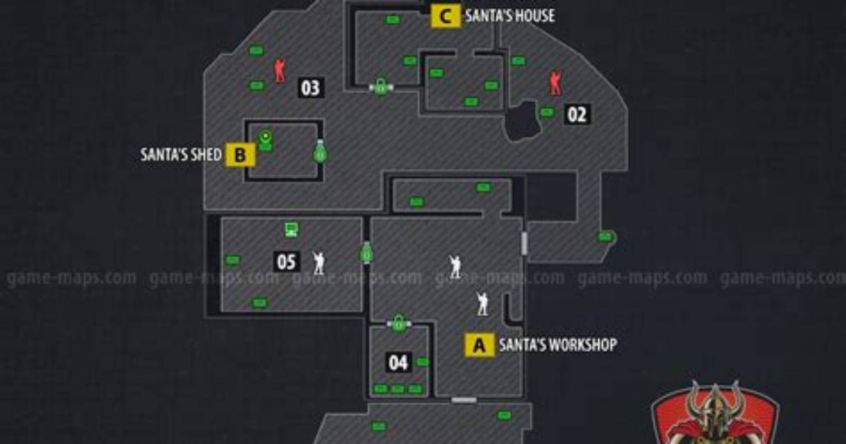 Santa Workshop Map with Walkthrough
