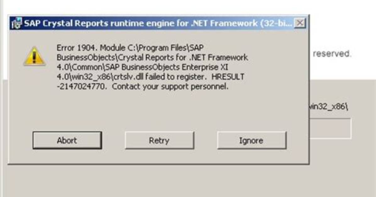Sap Crystal Reports Runtime For. Net 4.0 (64-Bit) [Closed]