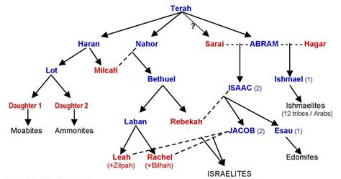 Sarah, Wife of Abraham: Family Tree by Cecelia Hogue (Chogue)