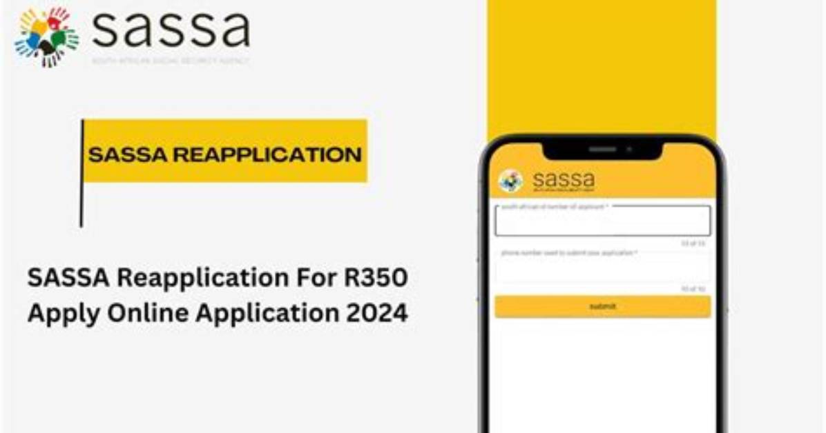 Sassa Application for R350 Apply Online
