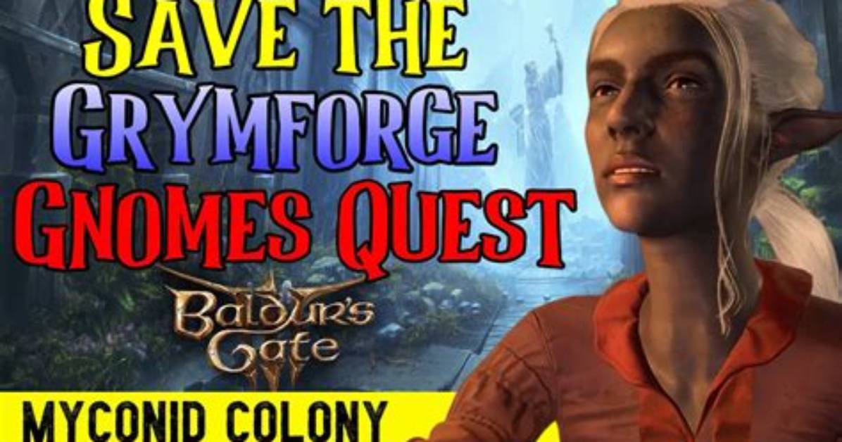 Save the Grymforge Gnomes, Baldur's Gate 3 Quest
