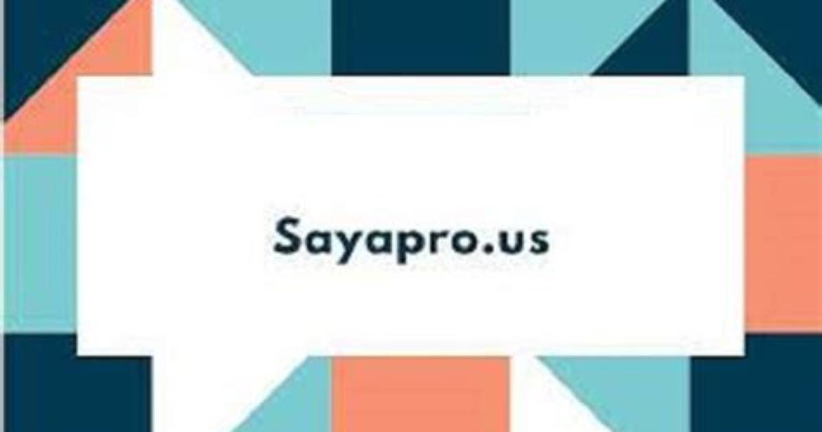 Sayapro. Us Login Safely, Analysis & Comments