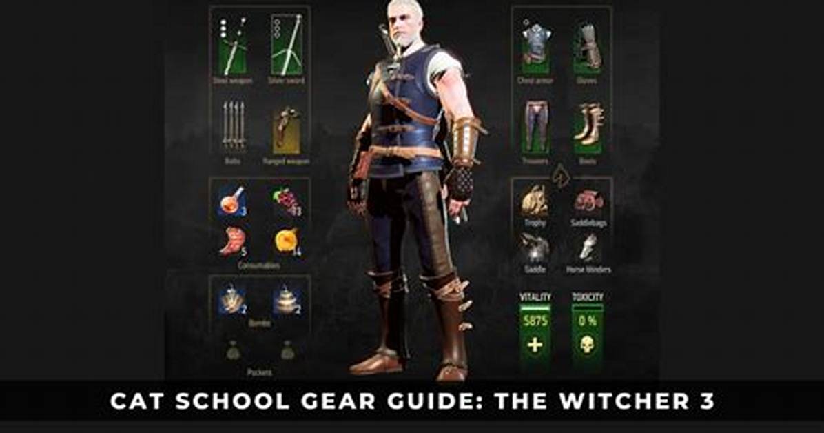 Scavenger Hunt: Cat School Gear, Witcher 3: Wild Hunt Quest