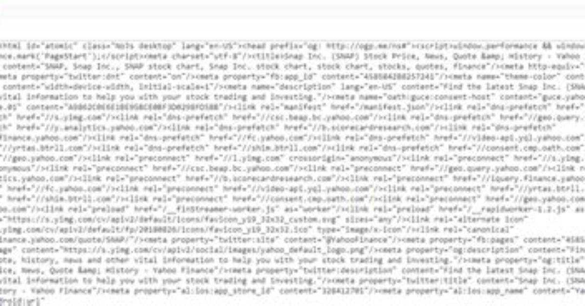 Scraping via Proc Http